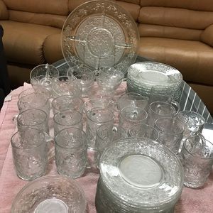 Vintage Fantasia dinnerware service for 12